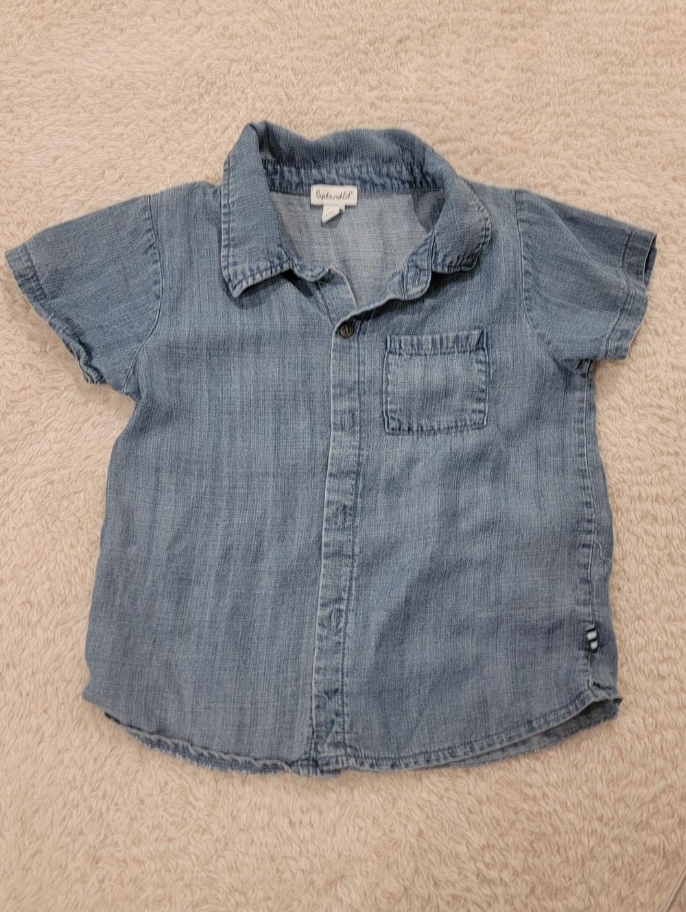 Splendid denim indigo button up 5t